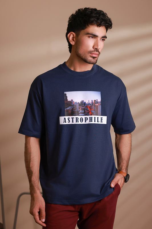 Oversized Graphic T-Shirt - D008