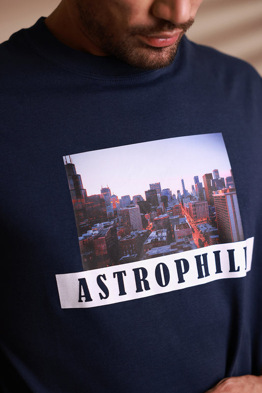 Oversized Graphic T-Shirt - D008