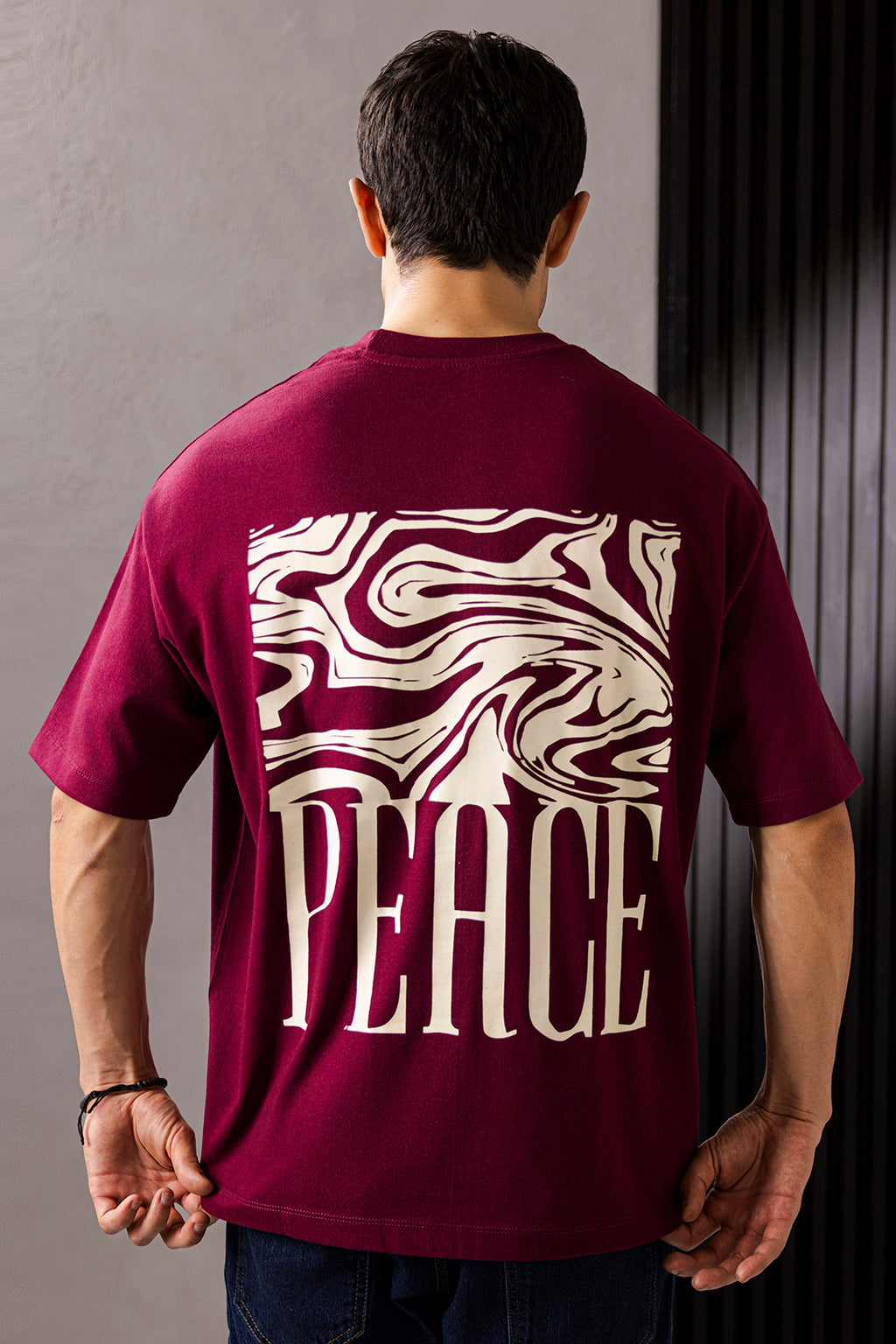 Oversized Graphic T-Shirt - D013