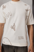 Oversized Graphic T-Shirt - D014