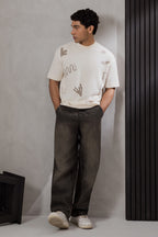 Oversized Graphic T-Shirt - D014