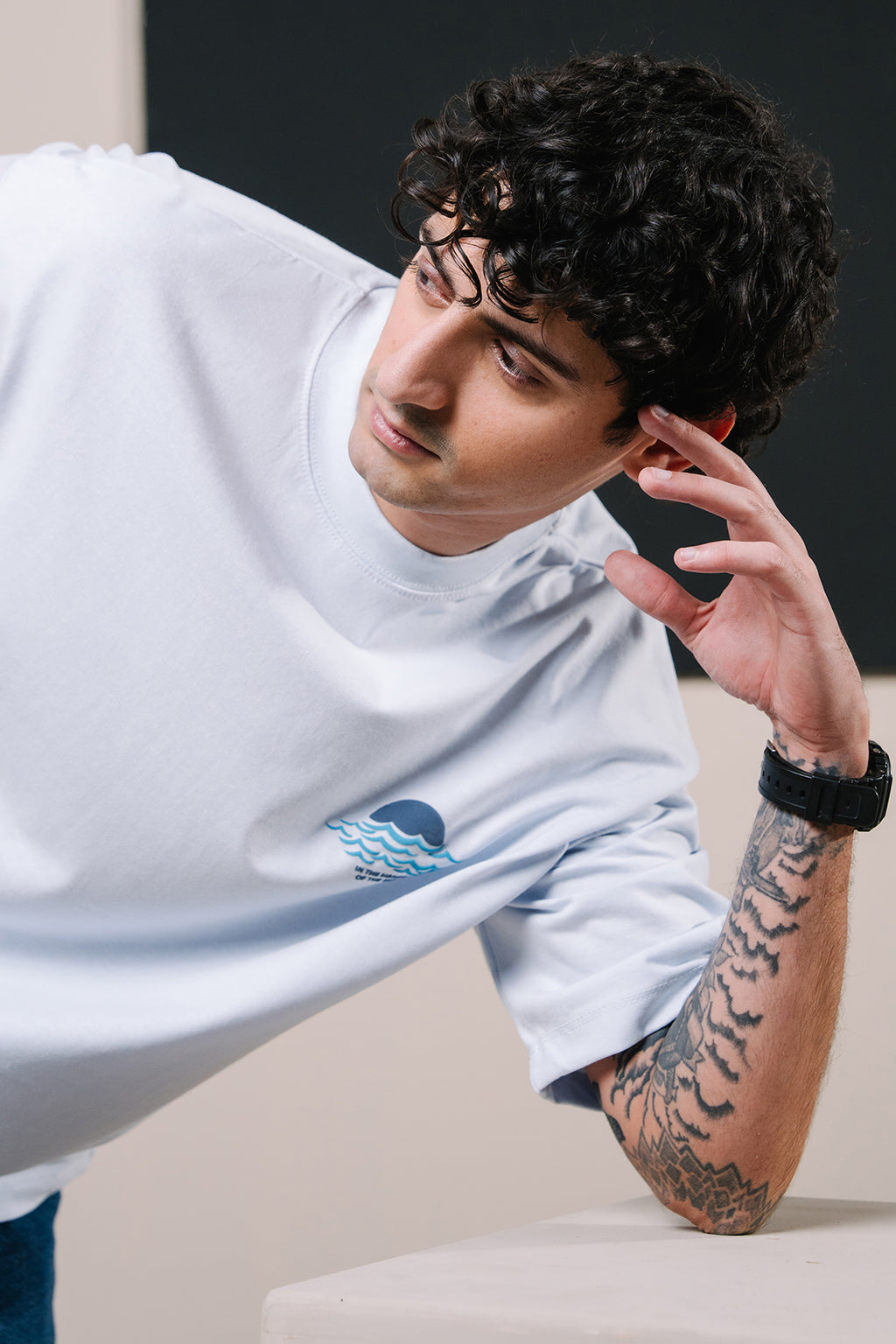 Oversized Graphic T-Shirt - D021