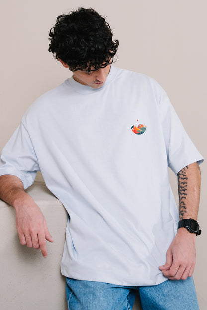 Oversized Graphic T-Shirt - D022