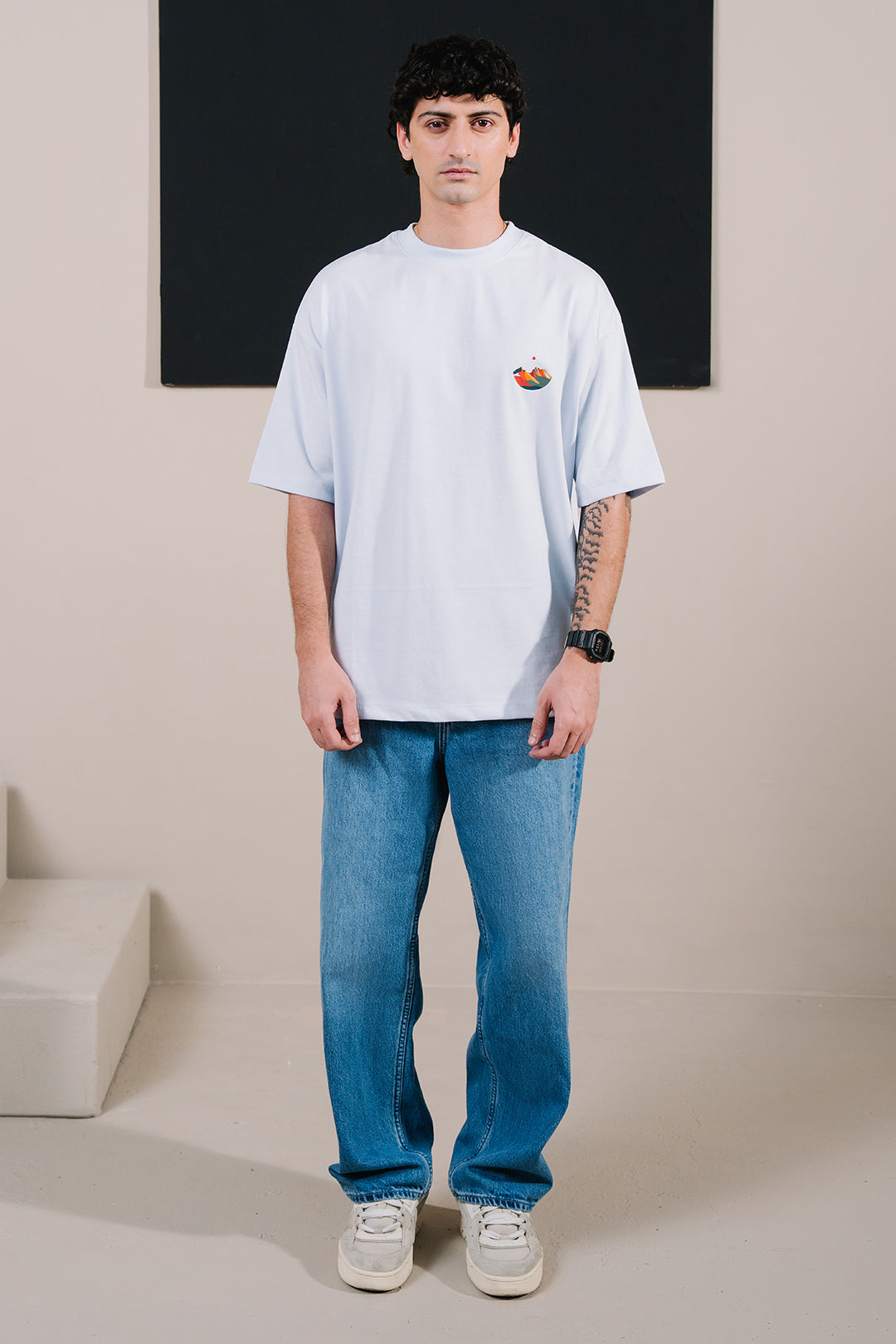 Oversized Graphic T-Shirt - D022