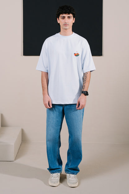 Oversized Graphic T-Shirt - D022