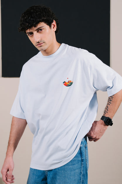 Oversized Graphic T-Shirt - D022