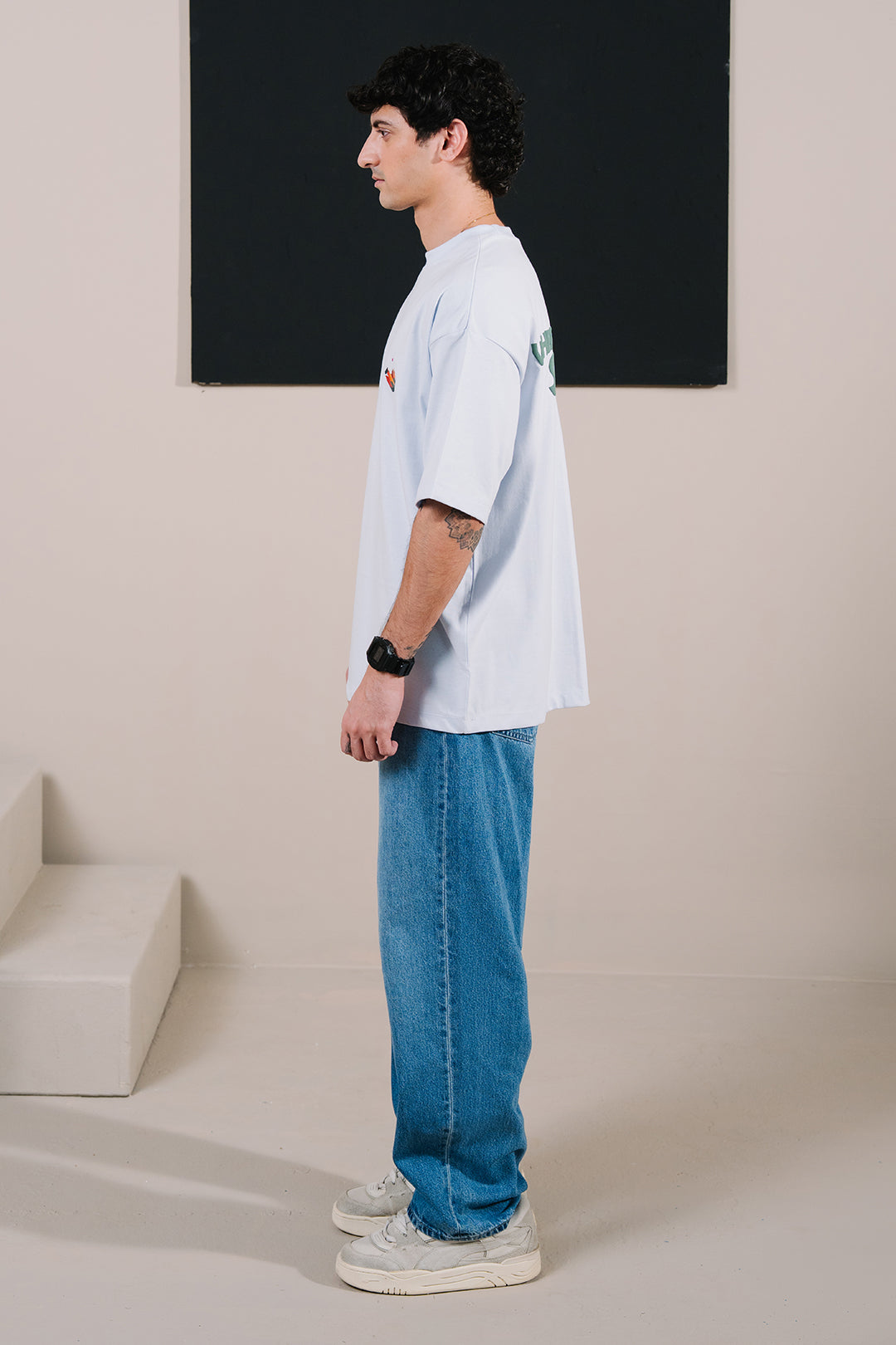 Oversized Graphic T-Shirt - D022