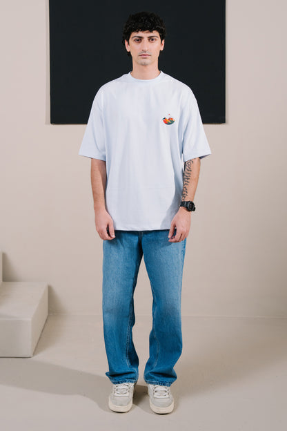 Oversized Graphic T-Shirt - D022