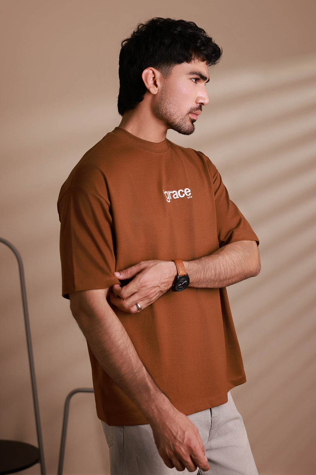 Oversized Graphic T-Shirt - D023