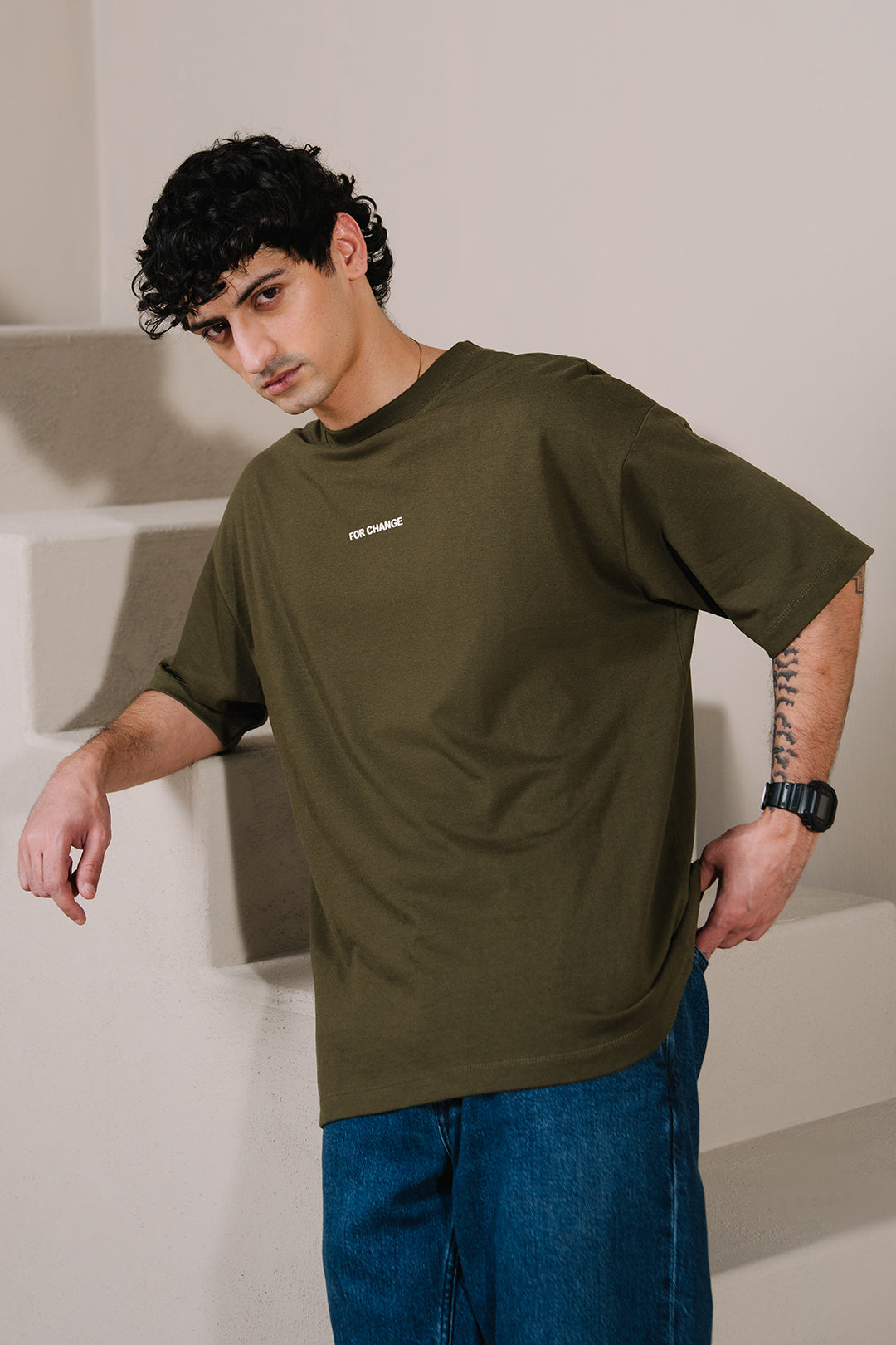 Oversized Graphic T-Shirt - D025