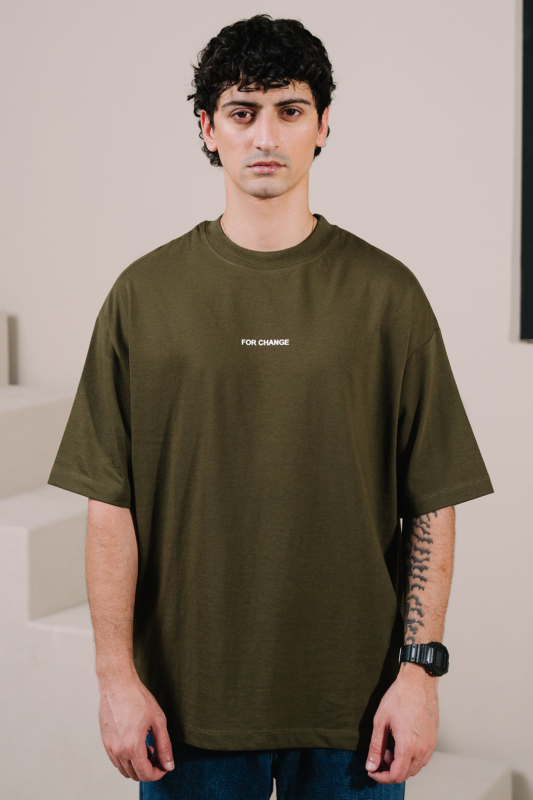 Oversized Graphic T-Shirt - D025
