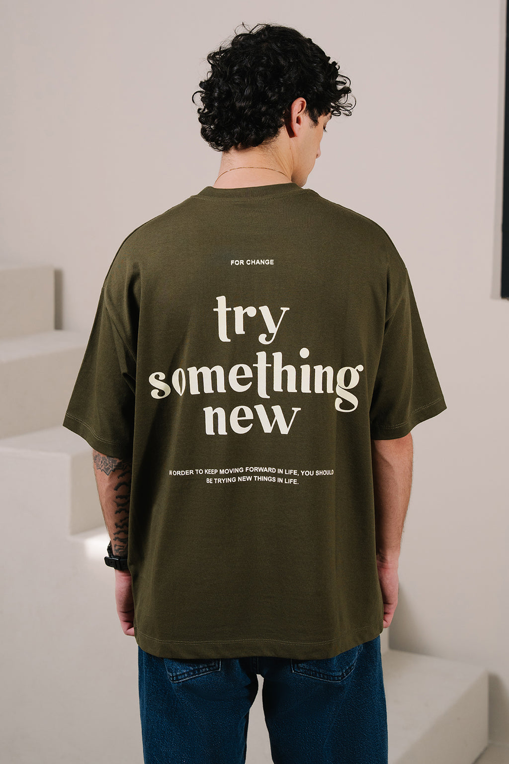 Oversized Graphic T-Shirt - D025