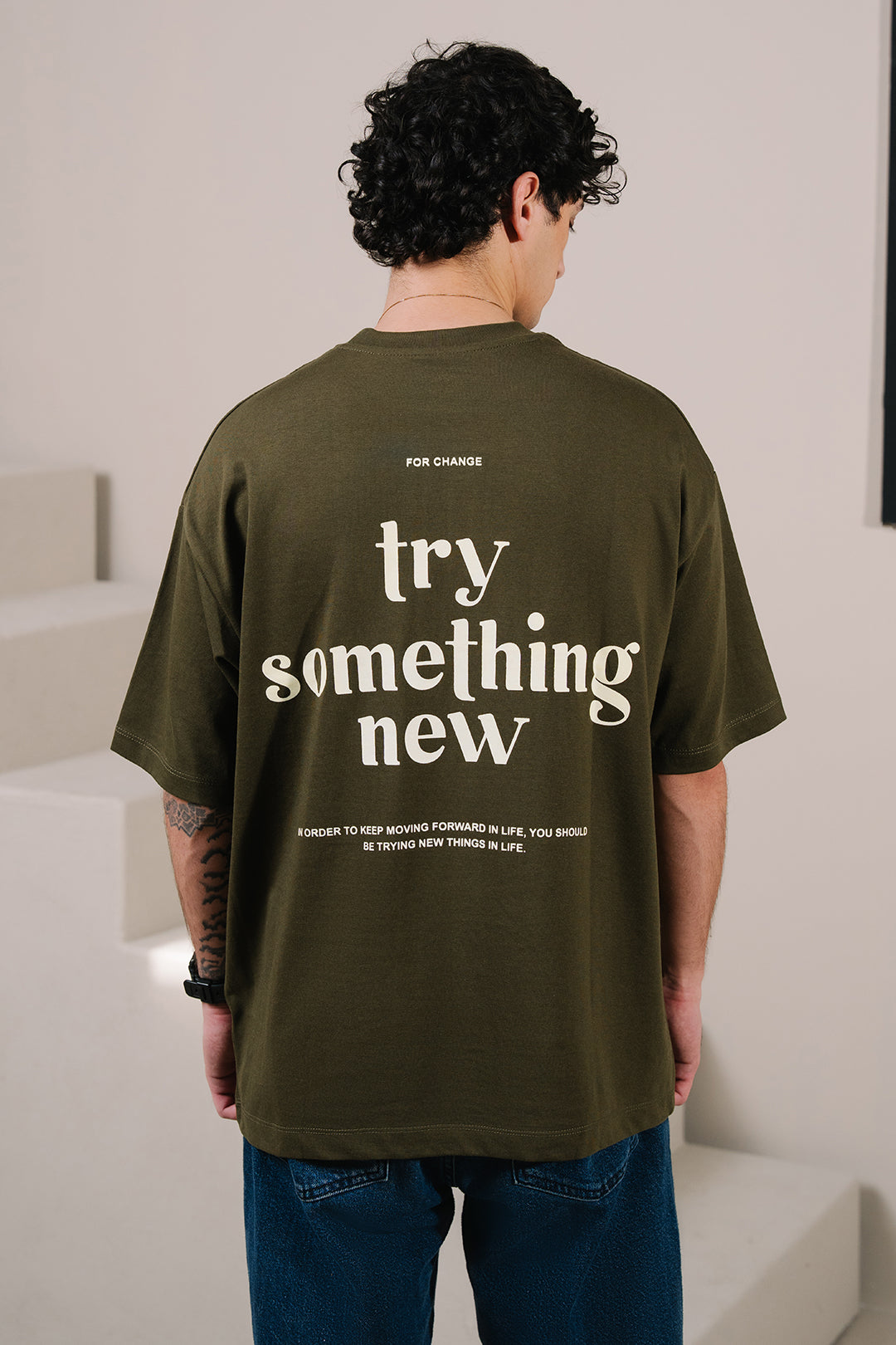 Oversized Graphic T-Shirt - D025