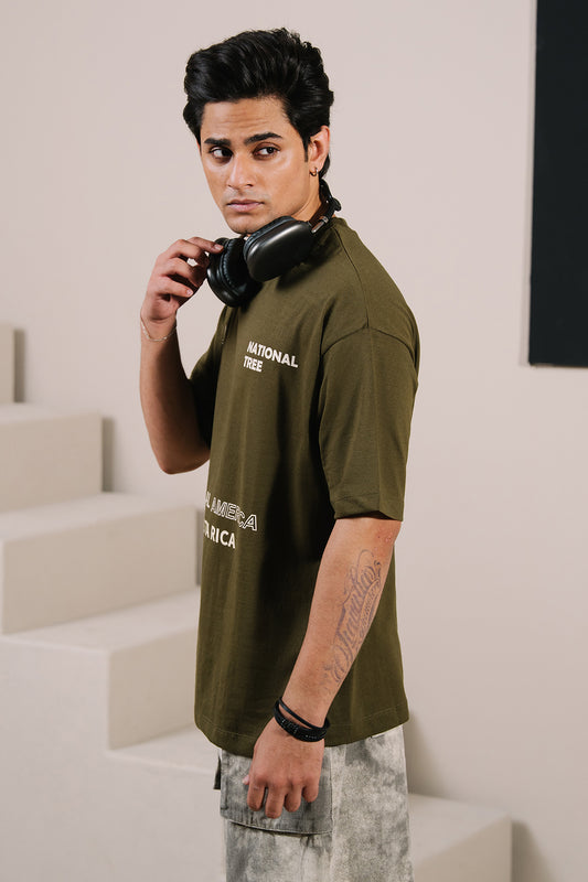 Oversized Graphic T-Shirt - D026