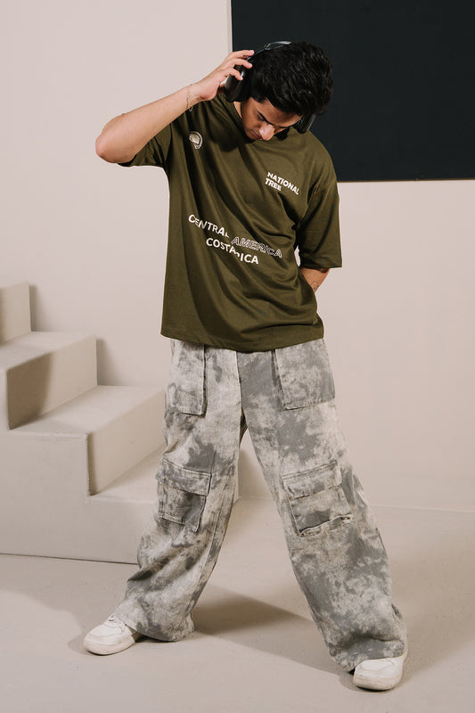 Oversized Graphic T-Shirt - D026
