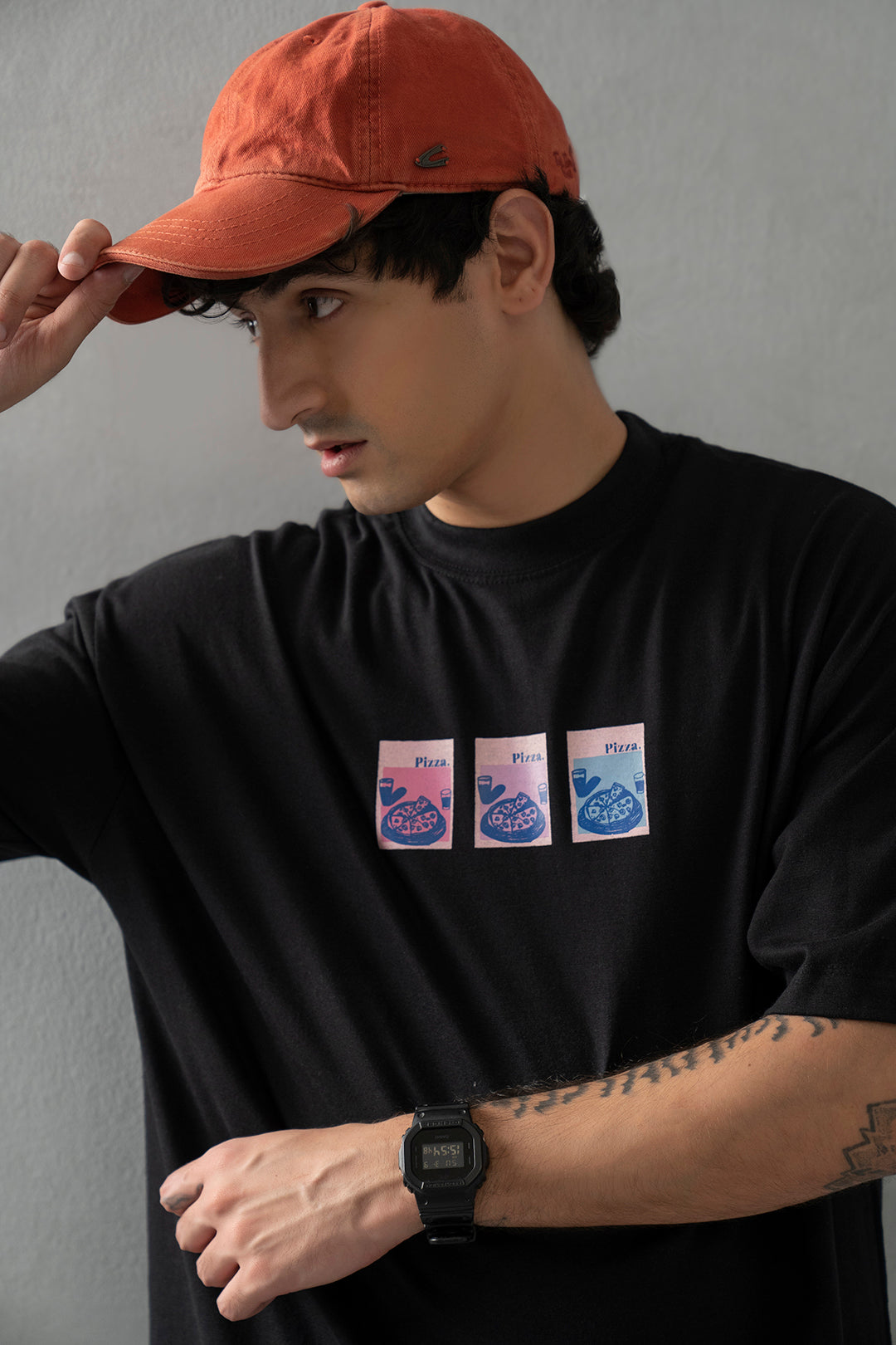 Oversized Graphic T-Shirt - D027