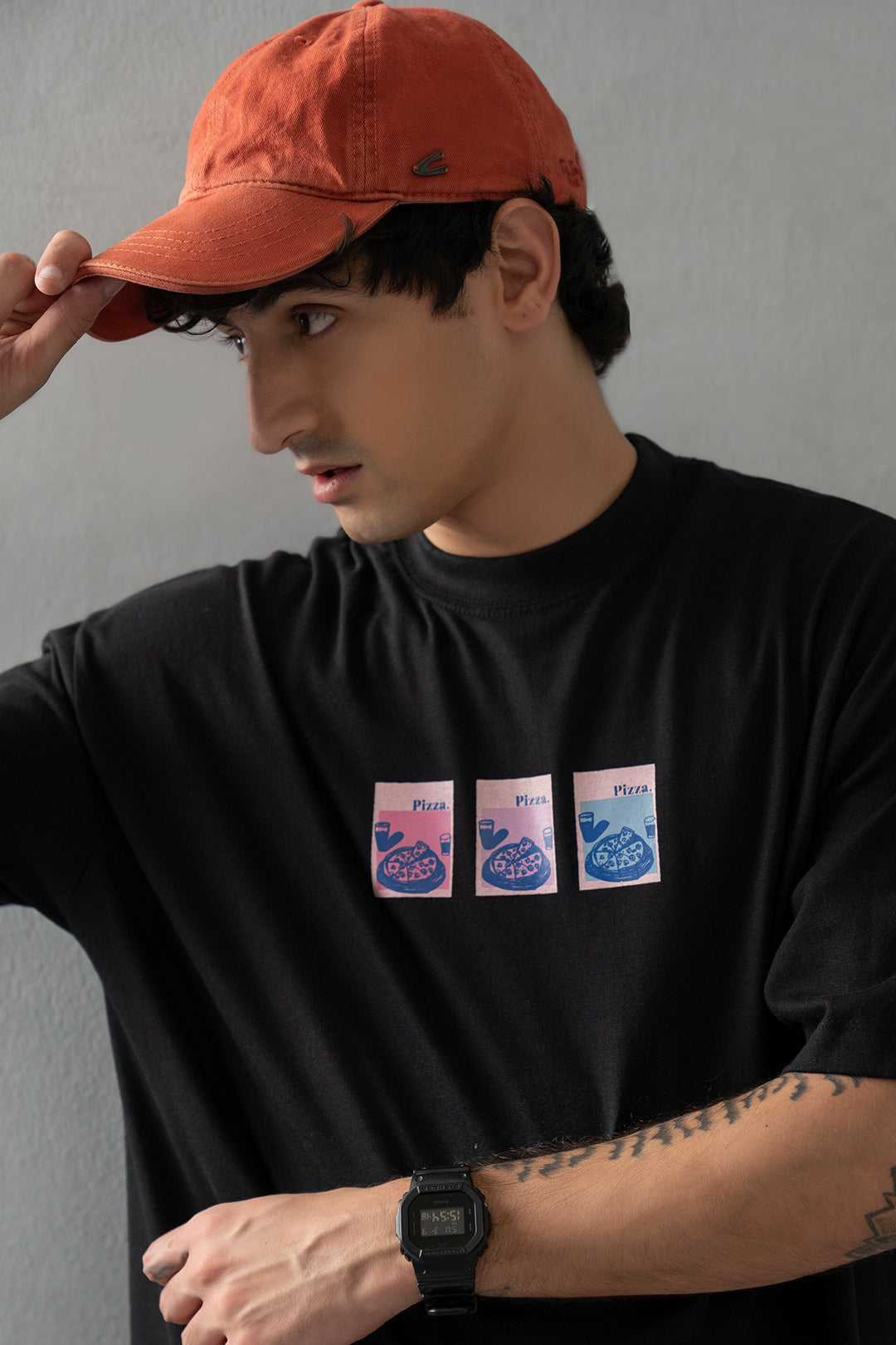 Oversized Graphic T-Shirt - D027