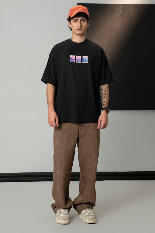 Oversized Graphic T-Shirt - D027
