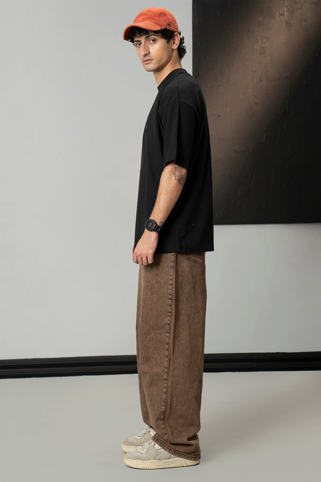Oversized Graphic T-Shirt - D027