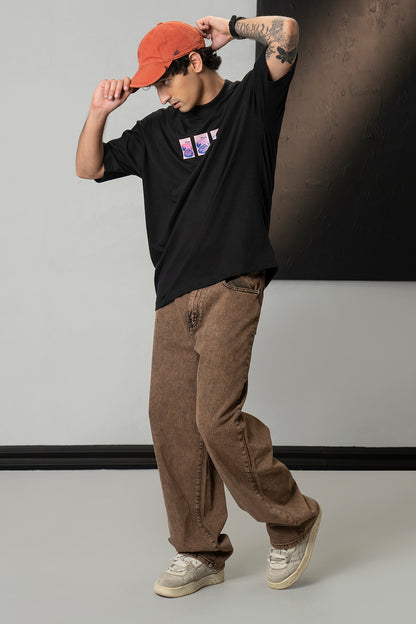 Oversized Graphic T-Shirt - D027