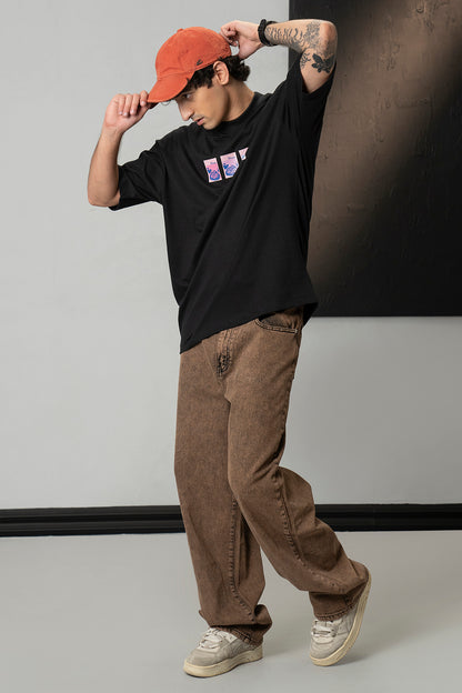 Oversized Graphic T-Shirt - D027