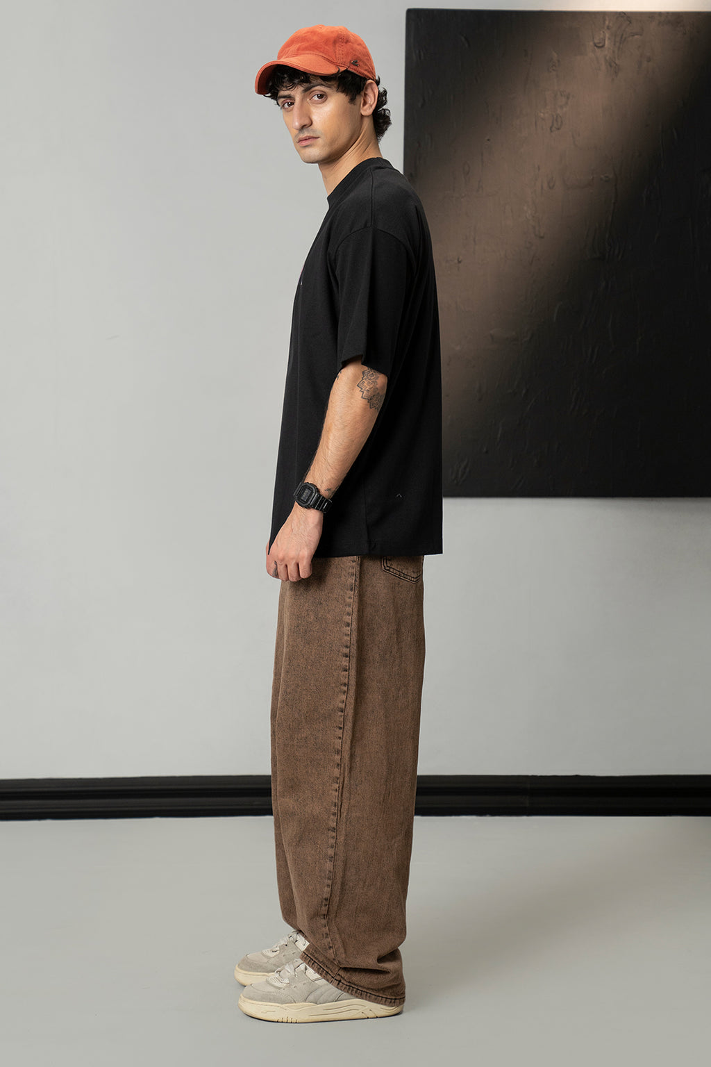 Oversized Graphic T-Shirt - D027