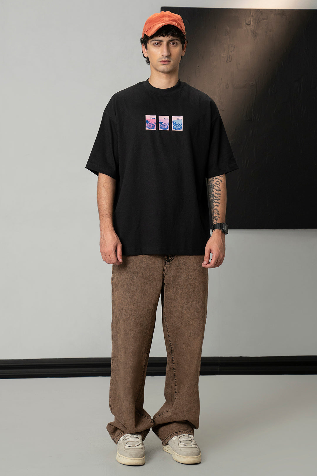 Oversized Graphic T-Shirt - D027