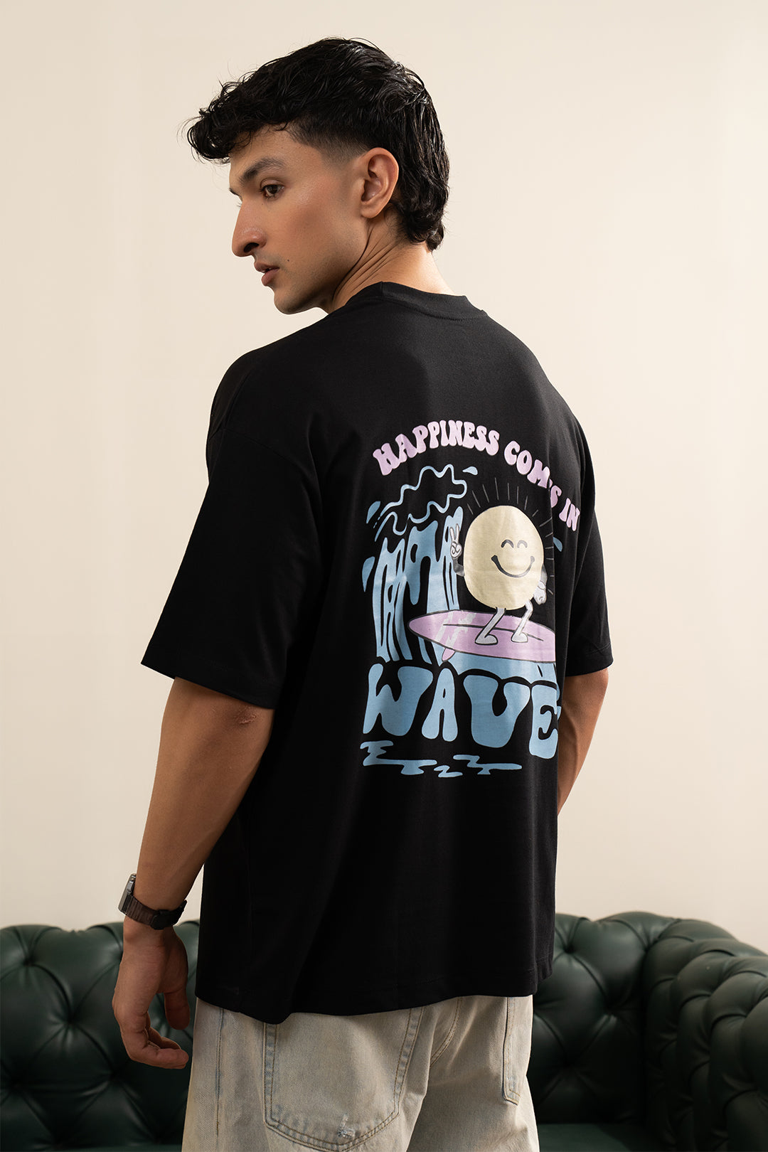Oversized Graphic T-Shirt - D028