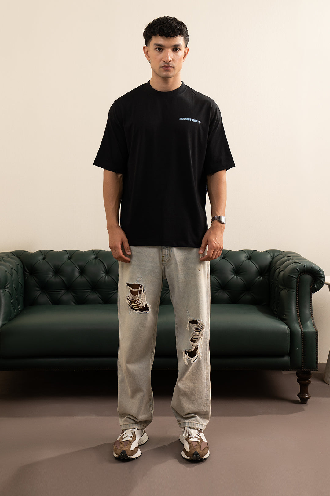 Oversized Graphic T-Shirt - D028