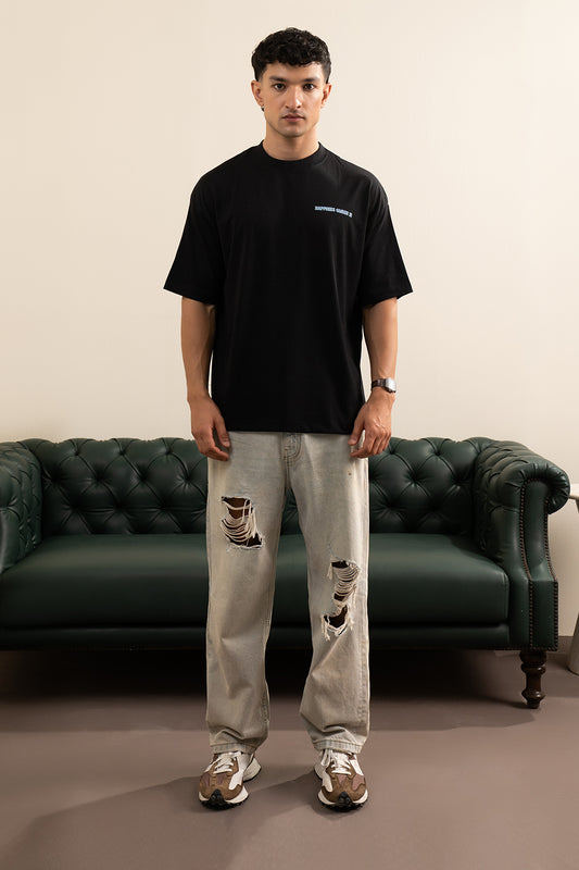 Oversized Graphic T-Shirt - D028