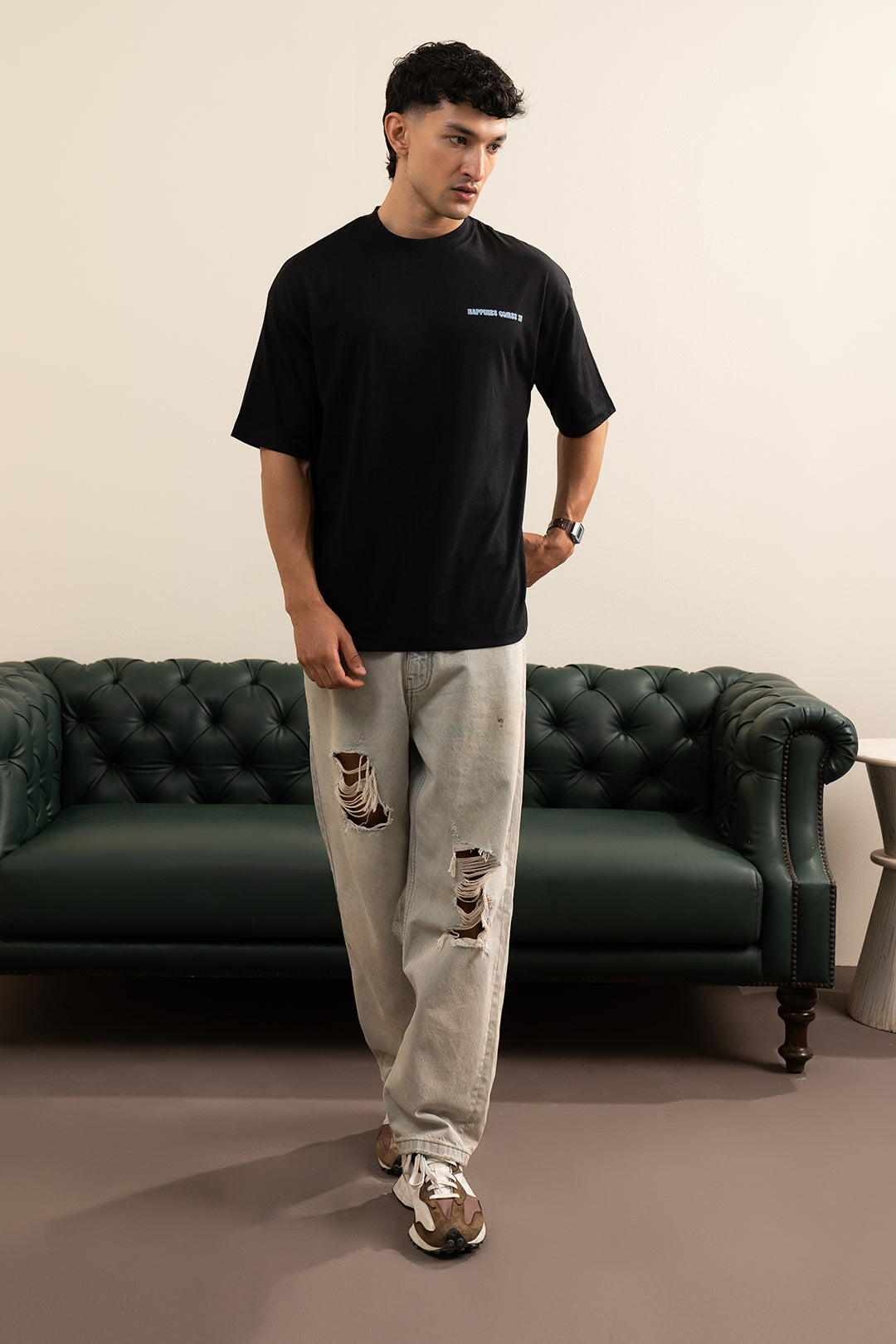 Oversized Graphic T-Shirt - D028