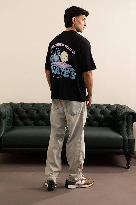 Oversized Graphic T-Shirt - D028