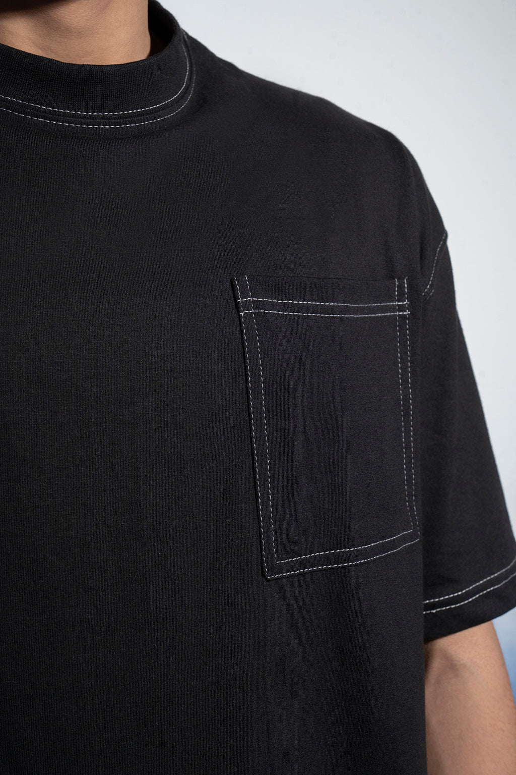 Basic Oversized Pocket T-Shirt - D029