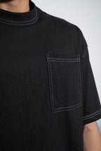 Basic Oversized Pocket T-Shirt - D029