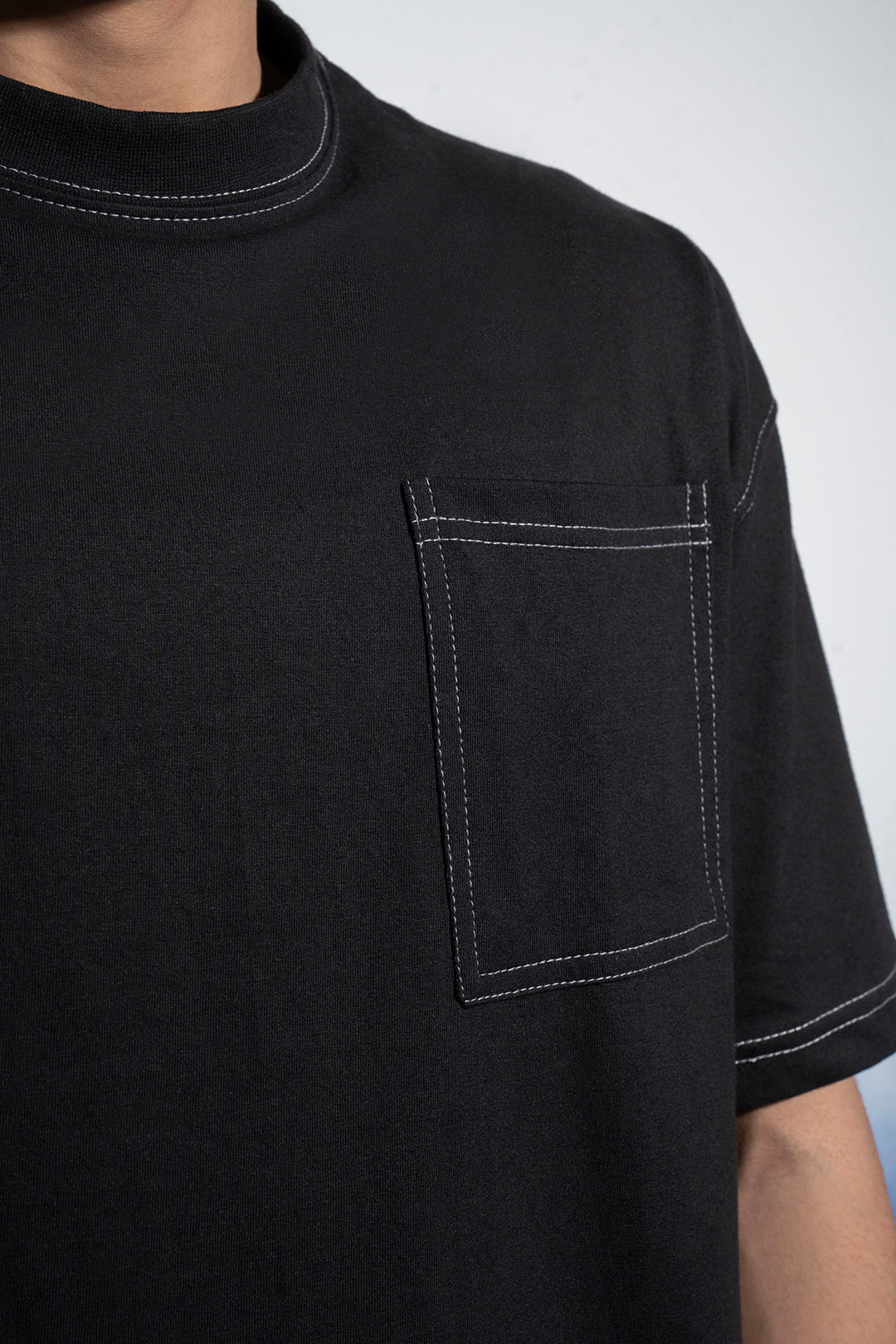 Basic Oversized Pocket T-Shirt - D029