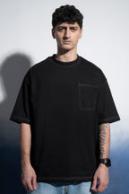 Basic Oversized Pocket T-Shirt - D029
