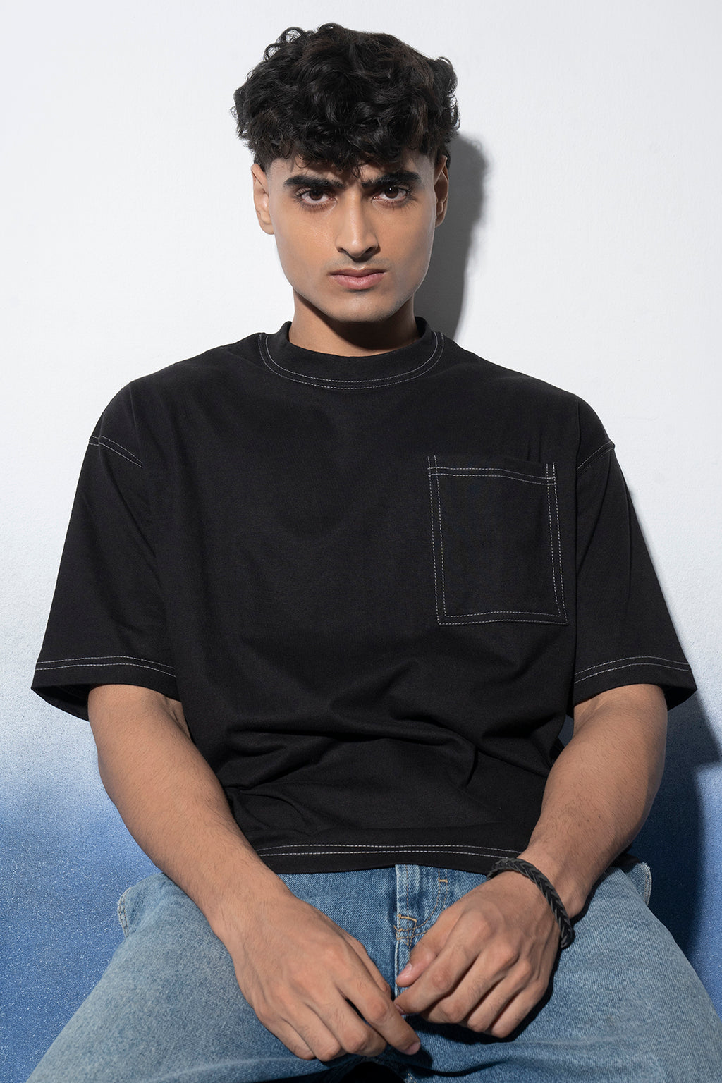Basic Oversized Pocket T-Shirt - D029