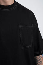 Basic Oversized Pocket T-Shirt - D029