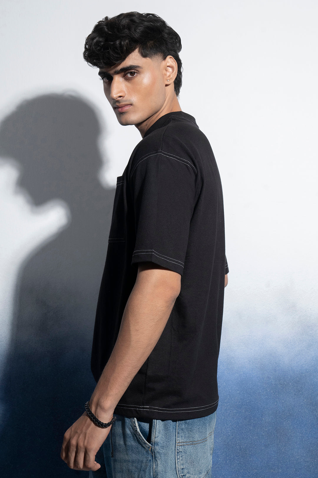Basic Oversized Pocket T-Shirt - D029