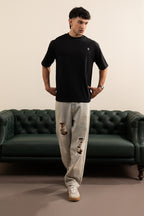 Oversized Graphic T-Shirt - D030