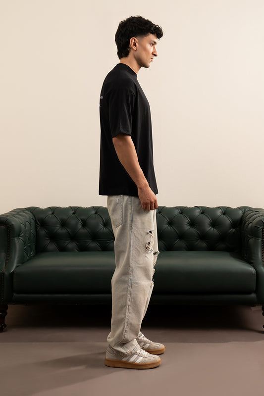 Oversized Graphic T-Shirt - D030