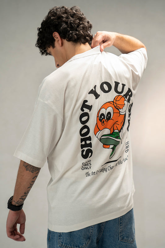 Oversized Graphic T-Shirt - D031