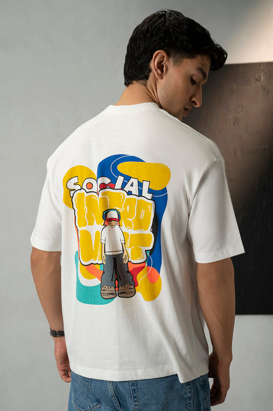 Oversized Graphic T-Shirt - D032