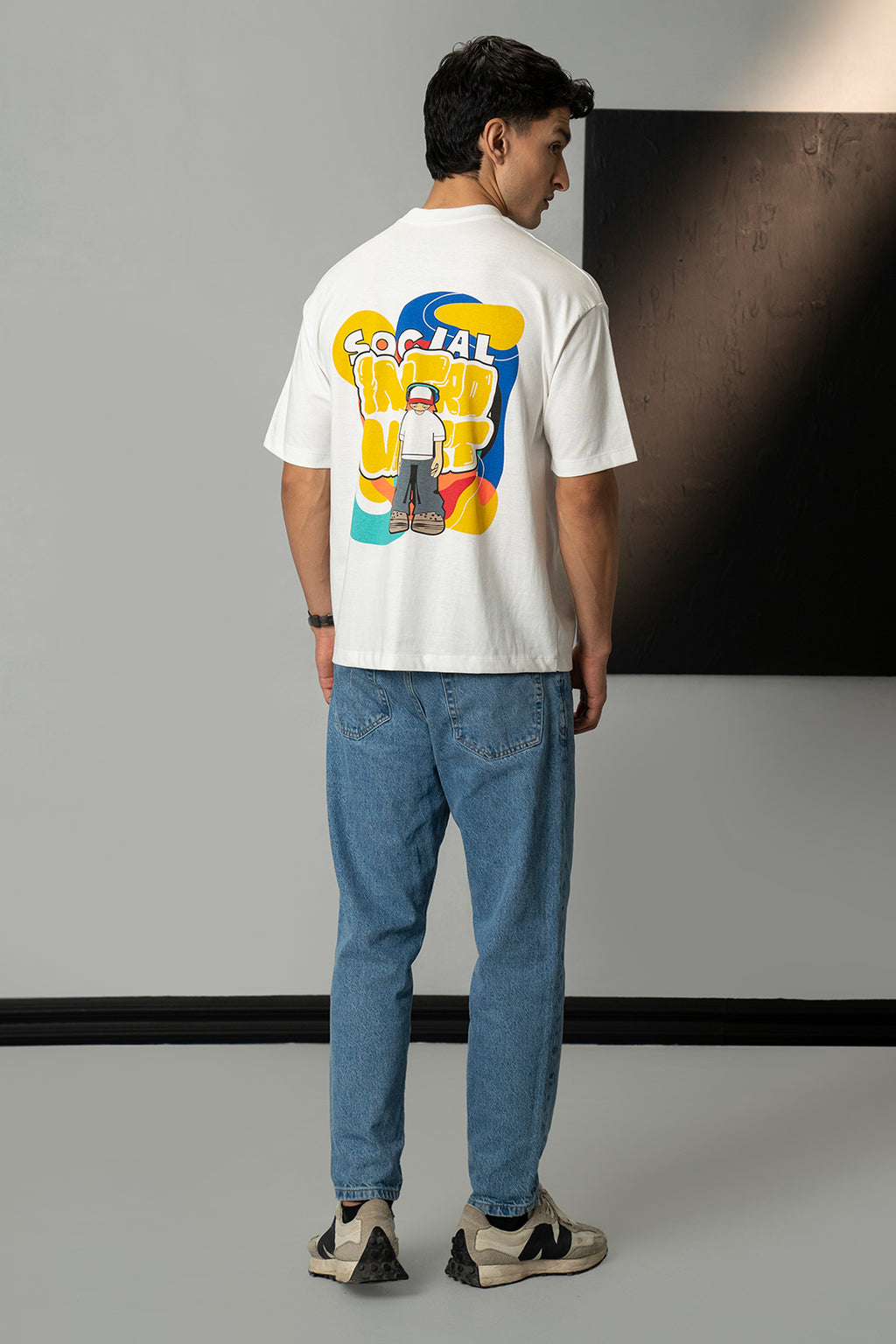 Oversized Graphic T-Shirt - D032
