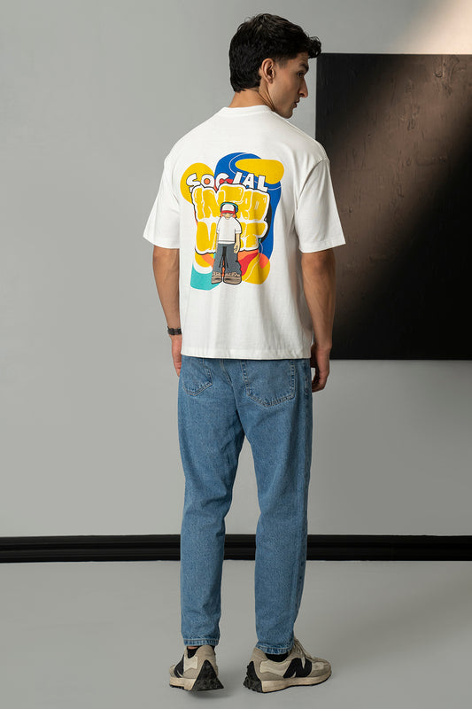 Oversized Graphic T-Shirt - D032