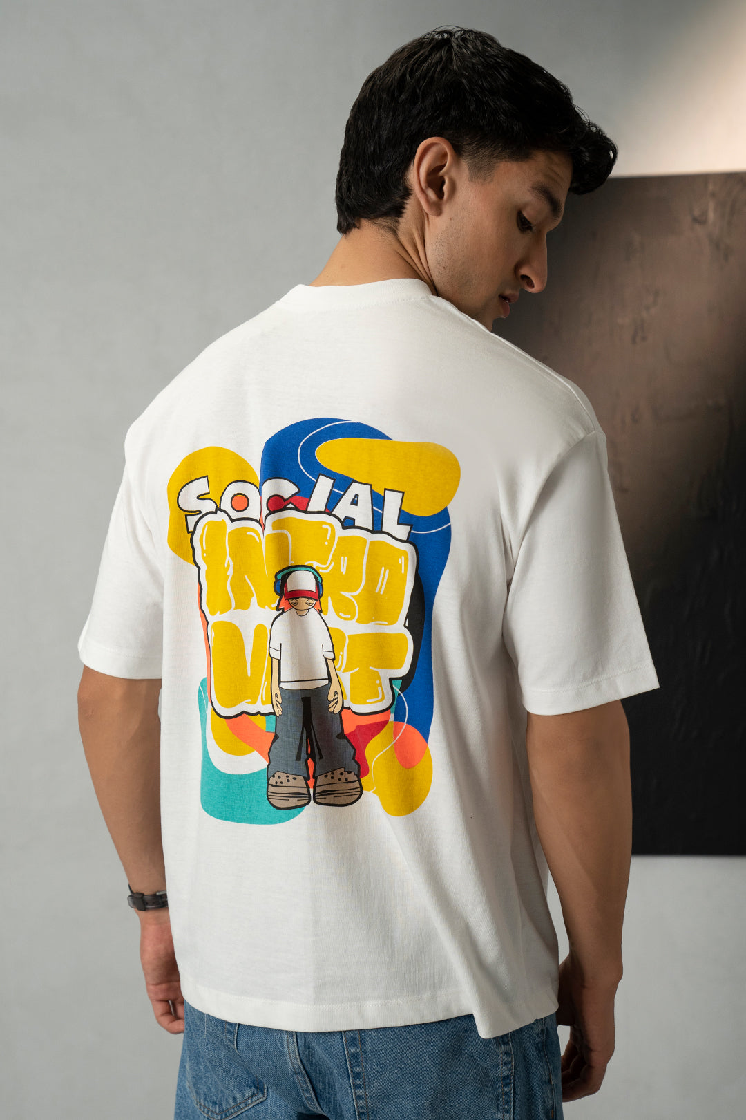 Oversized Graphic T-Shirt - D032