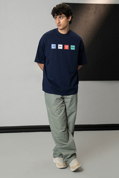 Oversized Graphic T-Shirt - D034