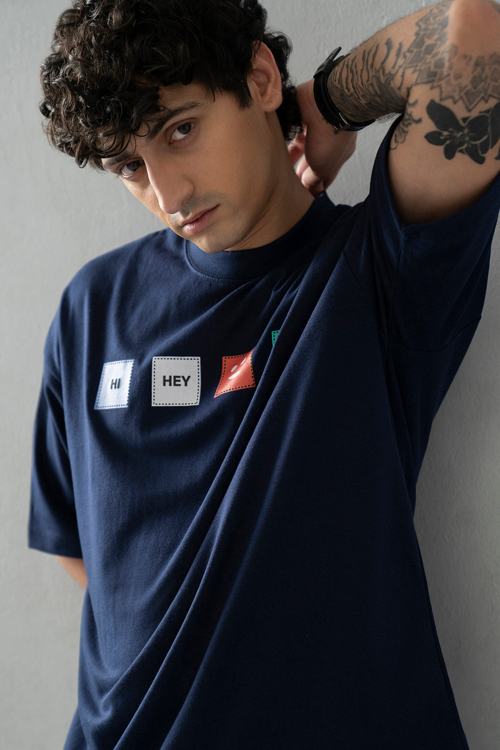 Oversized Graphic T-Shirt - D034