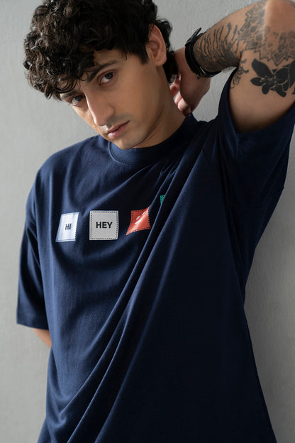 Oversized Graphic T-Shirt - D034