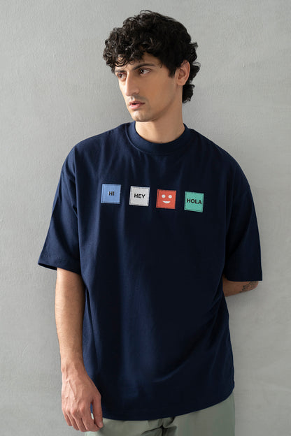 Oversized Graphic T-Shirt - D034